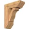 Ekena Millwork Balboa Slat Smooth Bracket w/ Offset Brace, Western Red Cedar, 7 1/2"W x 20"D x 24"H BKT0806X20X24BOA06SWR - alternate 1